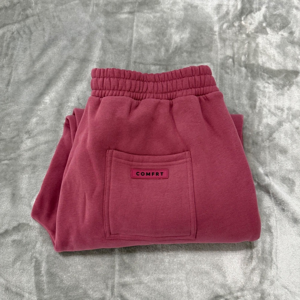 Comfrt Womens 2XL DND Travel Sweatpants Cotton Berry Pink Joggers‎ KCO-250217 - Picture 3 of 13